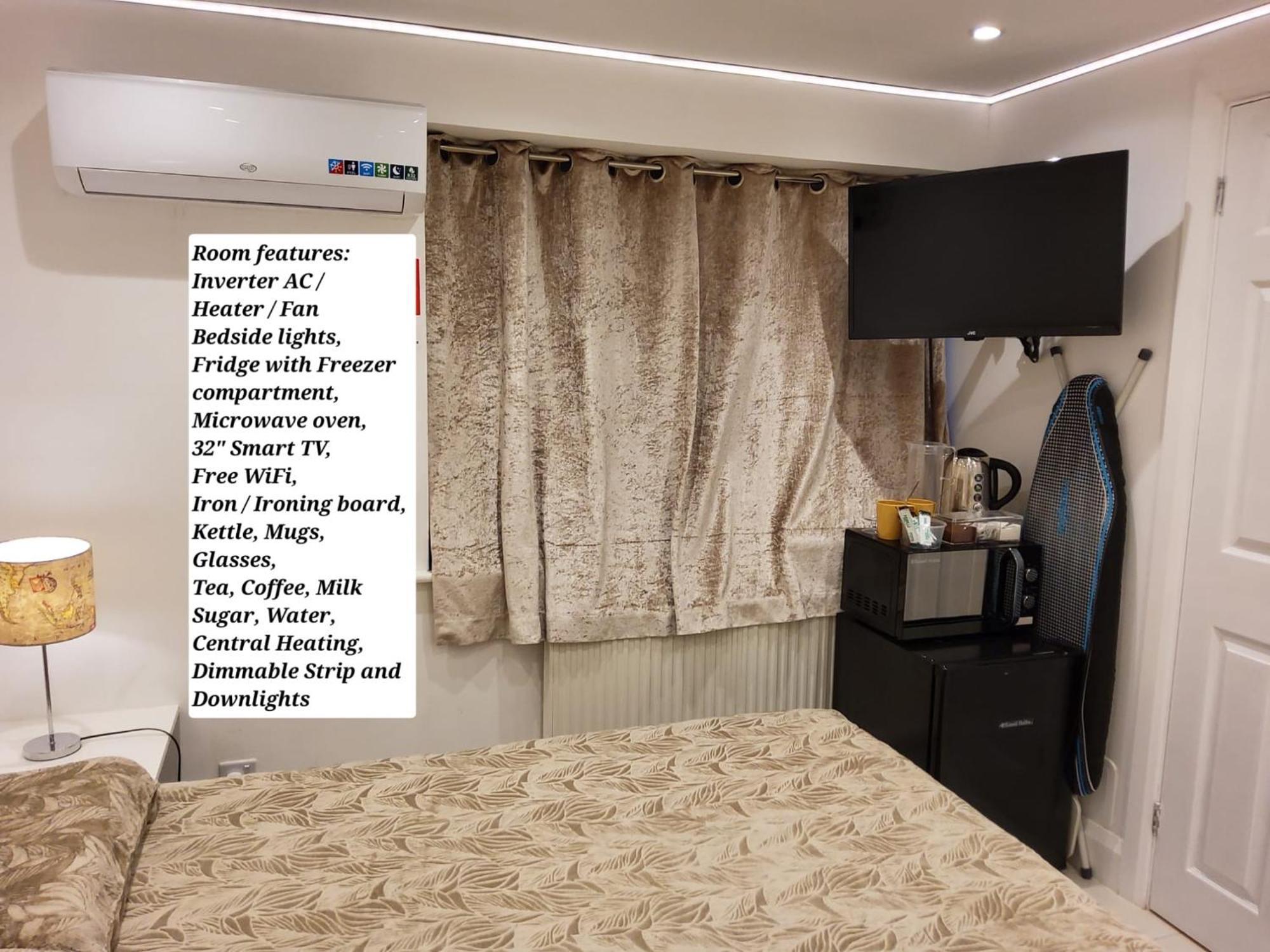 Air Conditioned Modern Double Bed Room With Private Attached Bathroom - Free Parking - Near London Heathrow Airport & Southall Broadway Dış mekan fotoğraf